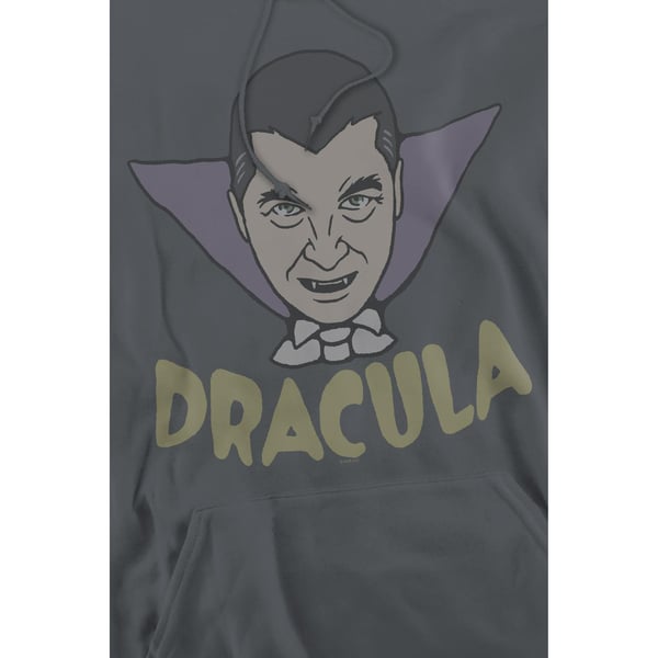 Universal Monsters Mens Careful I Bite Dracula Hoodie