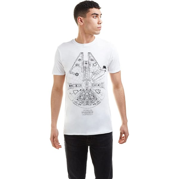 Star Wars Mens Millennium Falcon T-Shirt