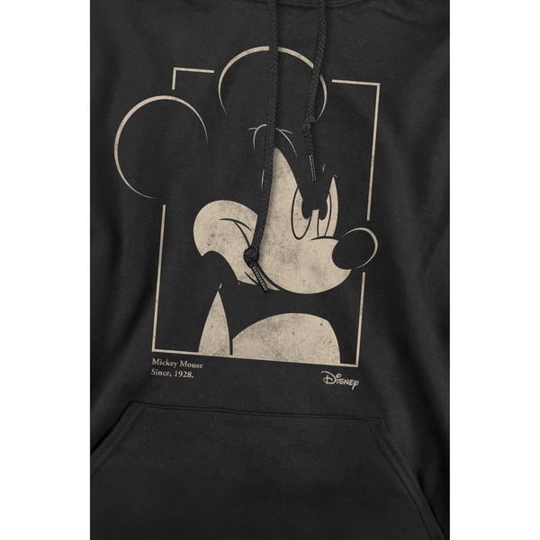 Disney Mens Mickey Mouse Portrait Hoodie