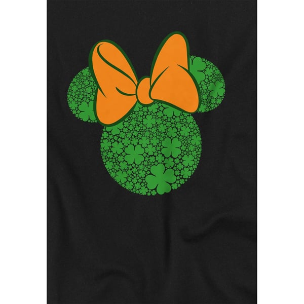 Disney Childrens/Kids Shamrock Ears Minnie Mouse St Patricks Day T-Shirt