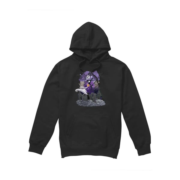 The Nightmare Before Christmas Mens Jack Skellington Grave Hoodie The Nightmare Before Christmas Mens Jack Skellington Grave Hoodie
