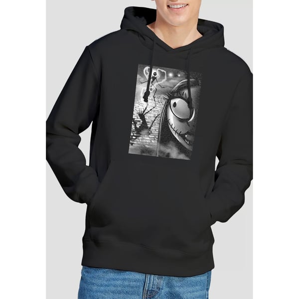 The Nightmare Before Christmas Mens Sally Close Up Hoodie