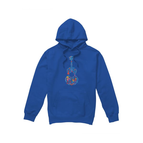 Coco Mens Ernesto Miguel Hector Colourful Guitar Hoodie Coco Mens Ernesto Miguel Hector Colourful Guitar Hoodie
