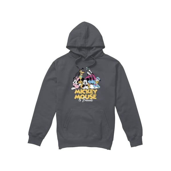 Disney Mens Mickey Mouse Friends Hoodie
