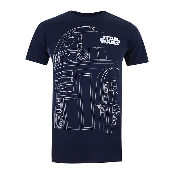 Star Wars Drenge R2-D2 Outline T-shirt