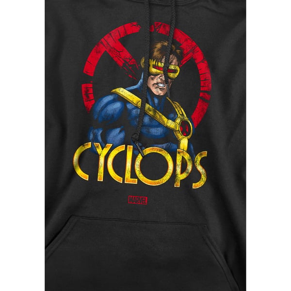 Marvel Mens X-Men Cyclops Logo Hoodie