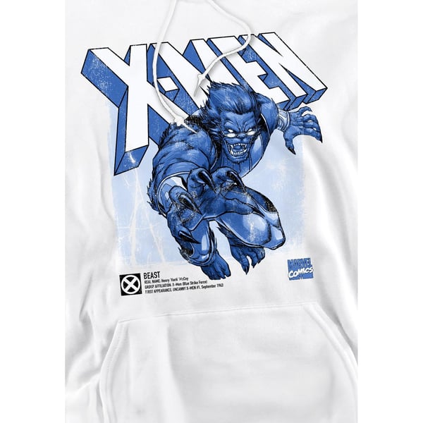 Marvel Mens X-Men Beast Hoodie