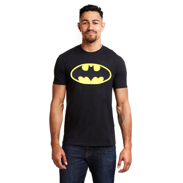 Batman Miesten Logo Puuvilla T-paita