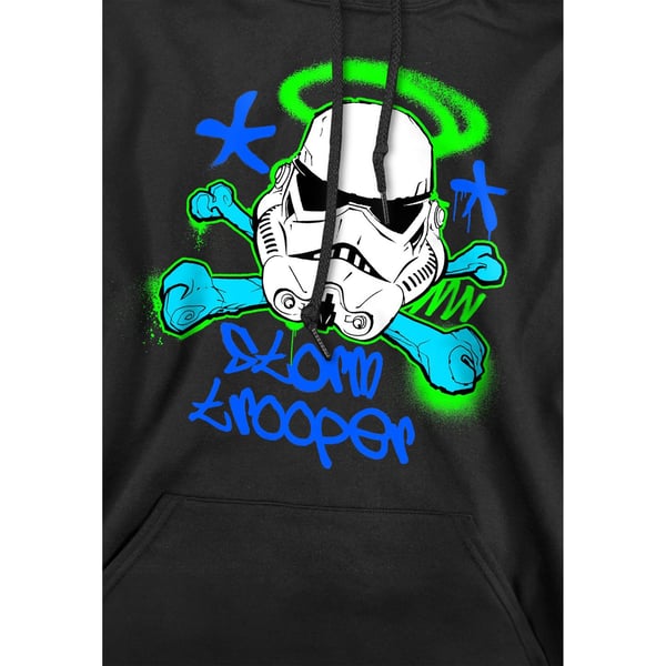 Star Wars Mens Stormtrooper Stencil Hoodie