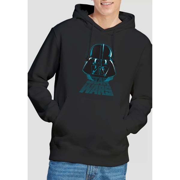 Star Wars Mens Darth Vader Distressed Hoodie