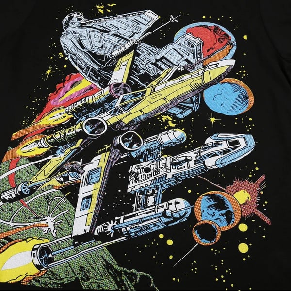 Star Wars Mens Falcon Battle T-Shirt