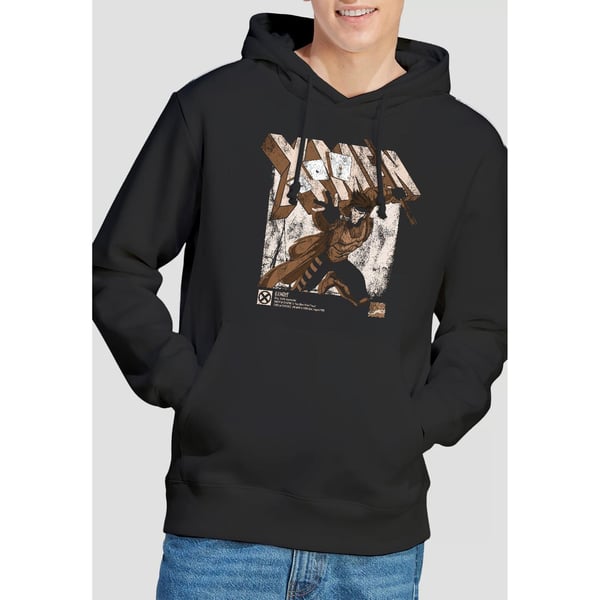 Marvel Mens X-Men Gambit Infographic Hoodie