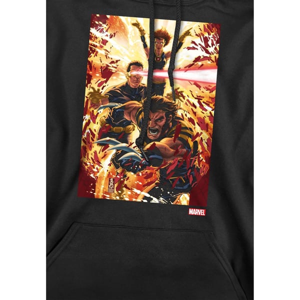 Marvel Mens X-Men Wolverine Cyclops Jean Grey Hoodie