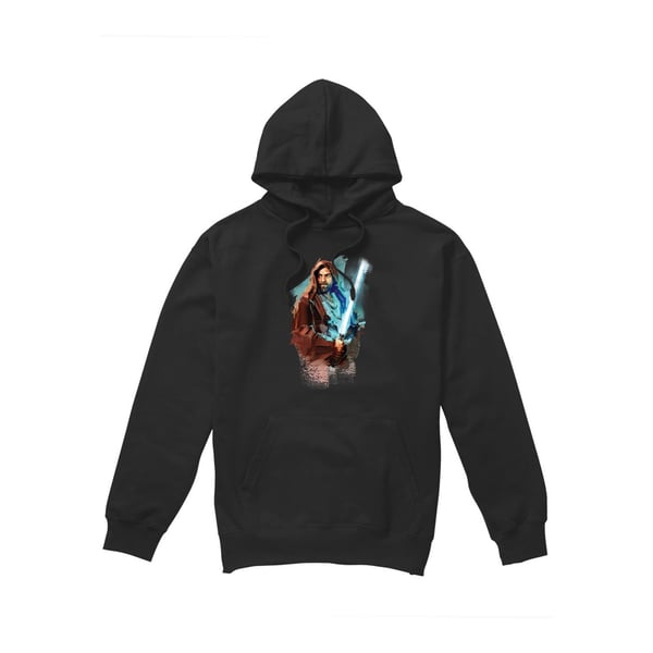Star Wars Mens Obi Wan Kenobi Painted Hoodie