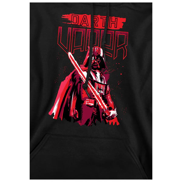 Star Wars Mens Darth Vader Painted Hoodie