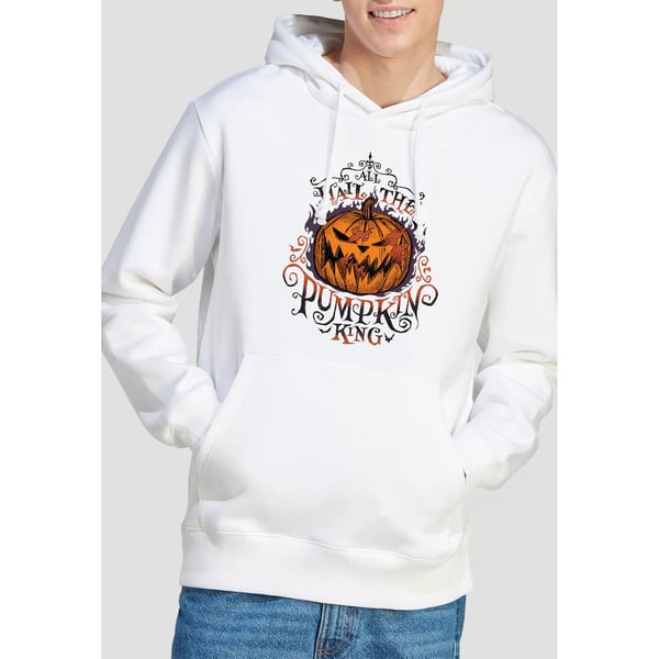 The Nightmare Before Christmas Mens Hail The Pumpkin King Hoodie