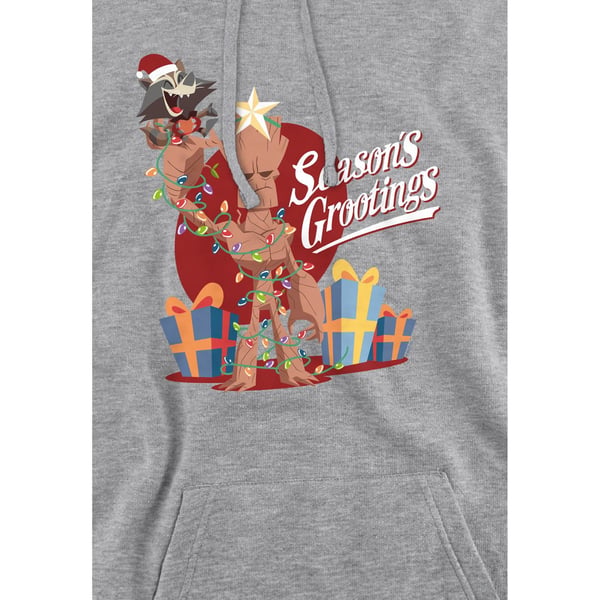 Guardians Of The Galaxy Mens Seasons Grootings Hoodie
