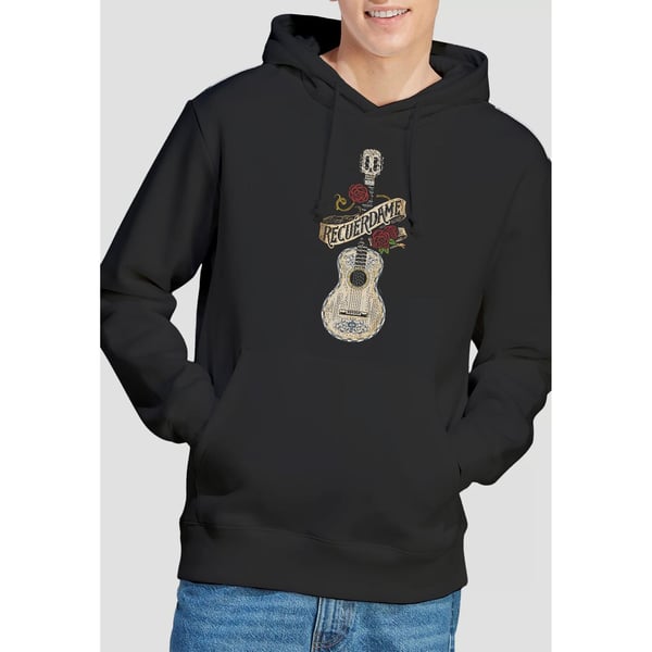 Coco Mens Recuerdame Famous Guitar Ernesto Hoodie