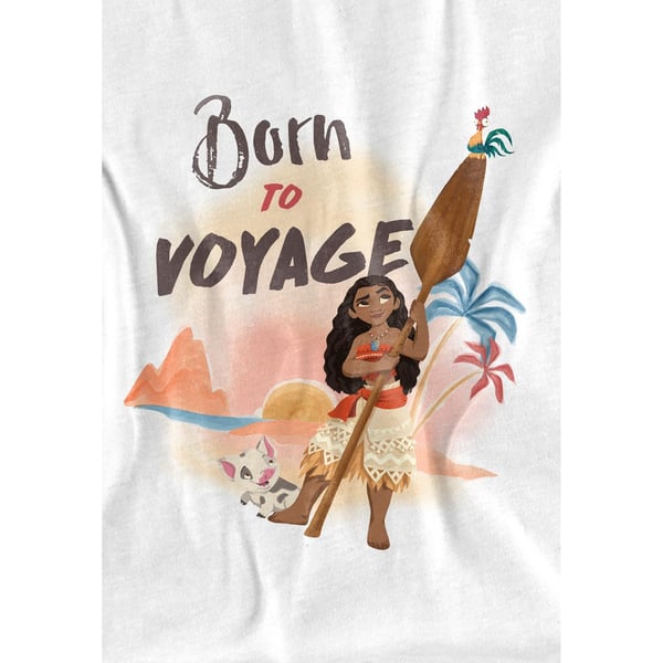 Moana Childrens/Kids Born To Voyage T-Shirt