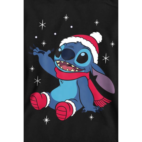 Lilo & Stitch Unisex Adult Snowflake Christmas Sweatshirt