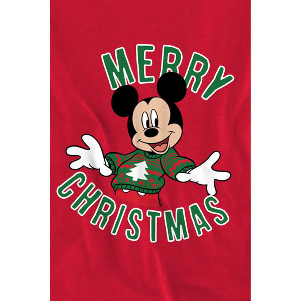 Disney Unisex Adult Mickey Mouse Christmas Sweater Sweatshirt