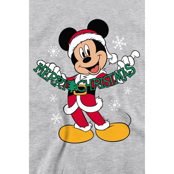 Disney Unisex Adult Merry Christmas Mickey Mouse Sweatshirt