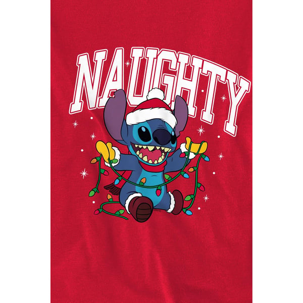 Lilo & Stitch Unisex Adult Naughty Stitch Christmas Lights Sweatshirt