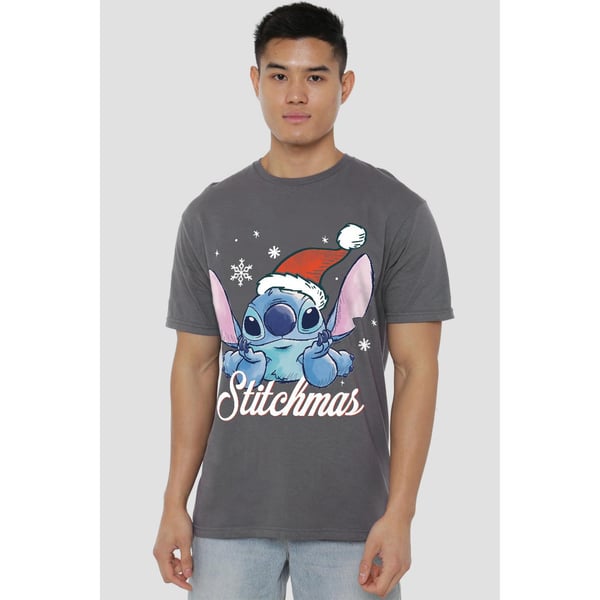 Lilo & Stitch Miesten A Stitchmas Christmas T-paita