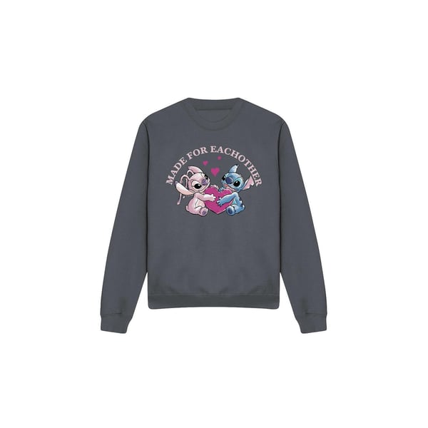 Lilo & Stitch Unisex Adult Made For Each Other Sweatshirt