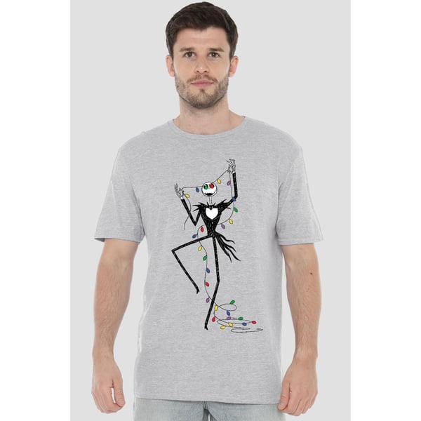 The Nightmare Before Christmas Mens Jack Fairy Lights T-Shirt