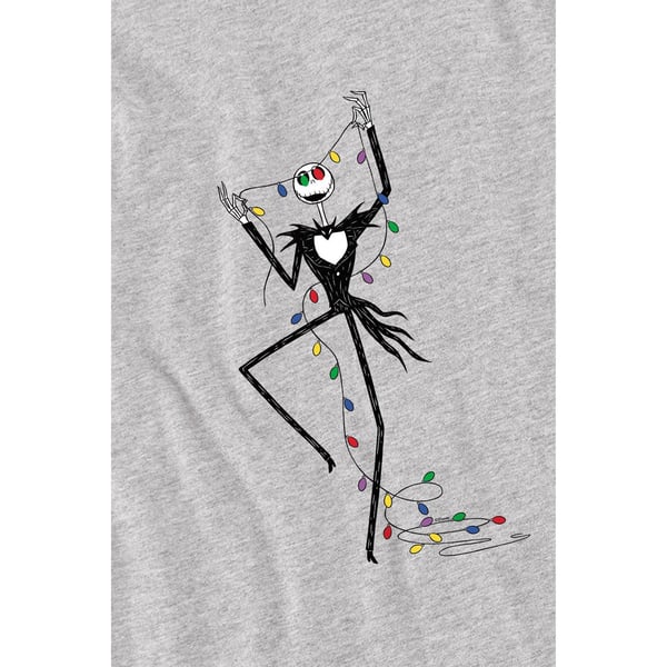 The Nightmare Before Christmas Mens Jack Fairy Lights T-Shirt