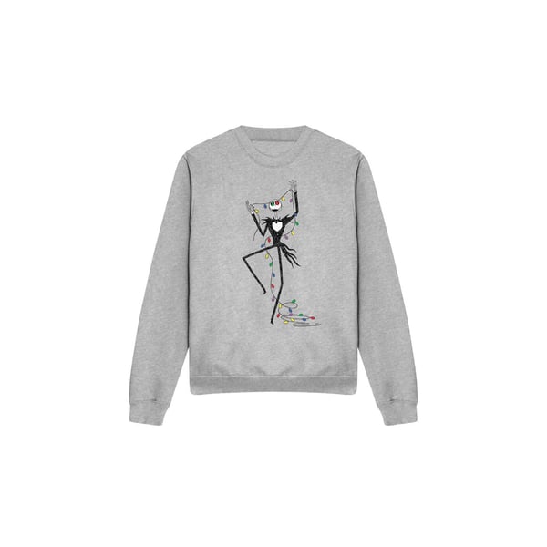 The Nightmare Before Christmas Unisex Aikuisten Jack-keijuvalot-collegepaita