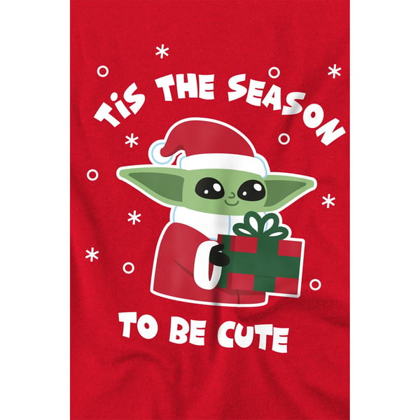 Star Wars: The Mandalorian Herr T-shirt \"Tis The Christmas Season Grogu\"
