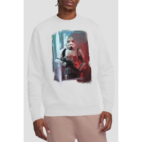 Star Wars Unisex Adult Obi Wan Kenobi Painted Sweatshirt