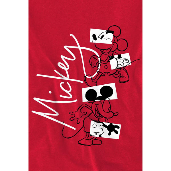Disney Unisex Adult Mickey Mouse Geometric Shapes Sweatshirt
