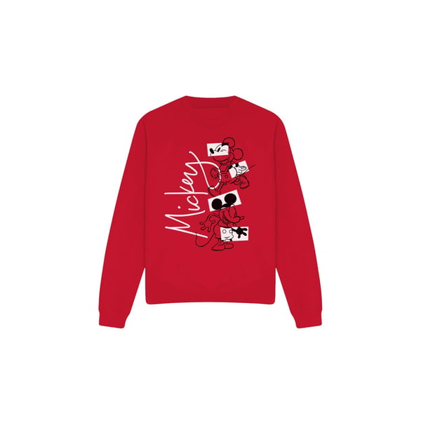 Disney Unisex Adult Mickey Mouse Geometric Shapes Sweatshirt