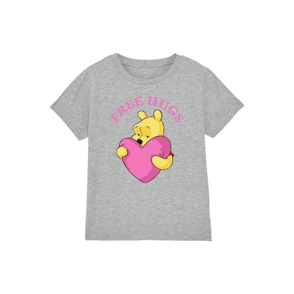 Winnie the Pooh Childrens/Kids Free Hugs Valentine`s Day T-Shirt Winnie the Pooh Childrens/Kids Free Hugs Valentine`s Day T-Shirt