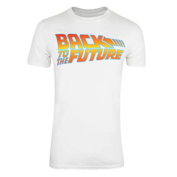 Back To The Future Mens Logo Cotton T-Shirt Back To The Future Mens Logo Cotton T-Shirt