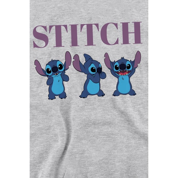 Lilo & Stitch Unisex Adult Stitch Triple Sweatshirt