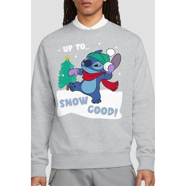 Lilo & Stitch Unisex Adult Stitch Snowball Sweatshirt
