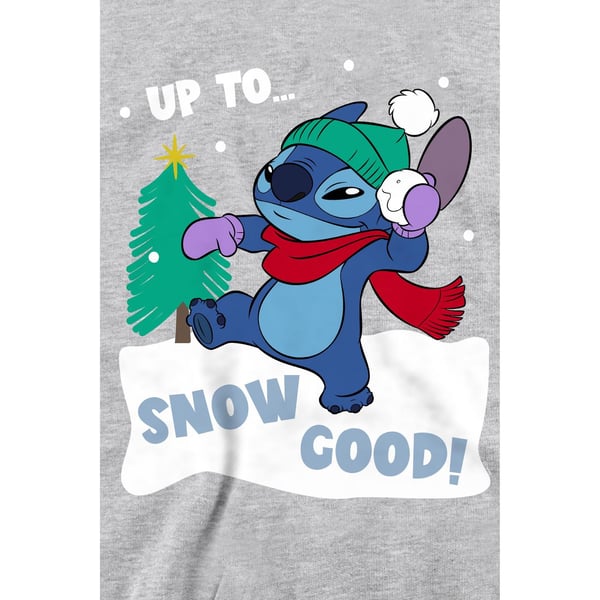 Lilo & Stitch Unisex Adult Stitch Snowball Sweatshirt