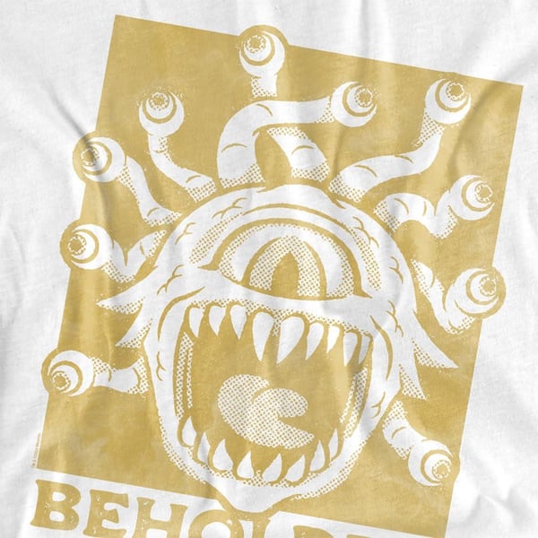 Dungeons & Dragons Miesten Beholder Block 50-vuotisjuhlapaita