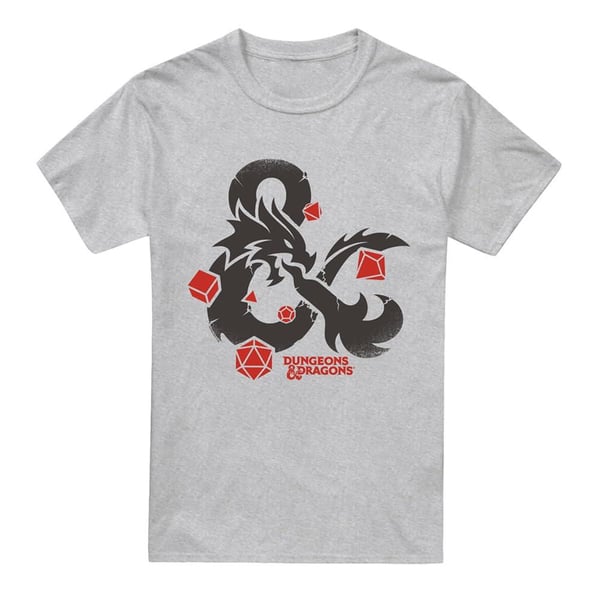 Dungeons & Dragons Mens Ampersand Dice T-Shirt