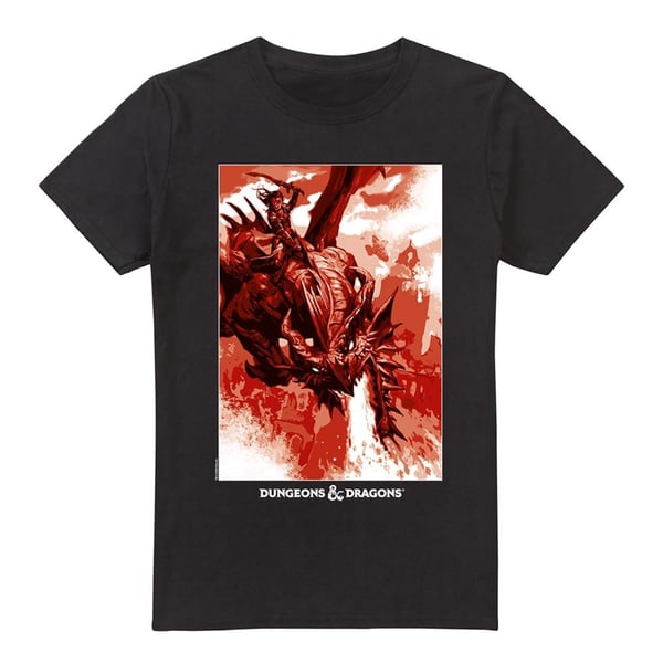 Dungeons & Dragons Miesten Dragon Rider Blast T-paita
