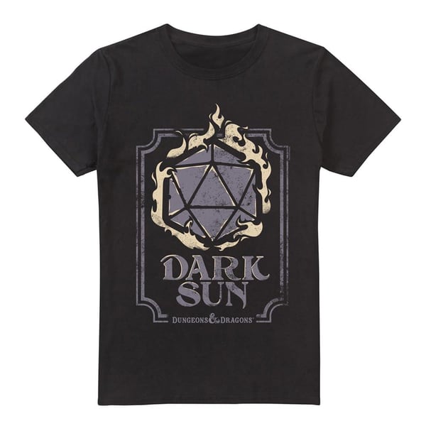Dungeons & Dragons Miesten Flaming Dark Sun T-paita