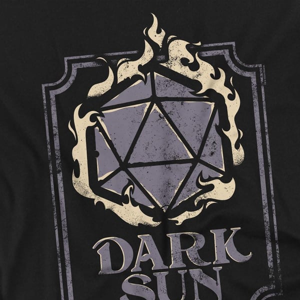 Dungeons & Dragons Miesten Flaming Dark Sun T-paita