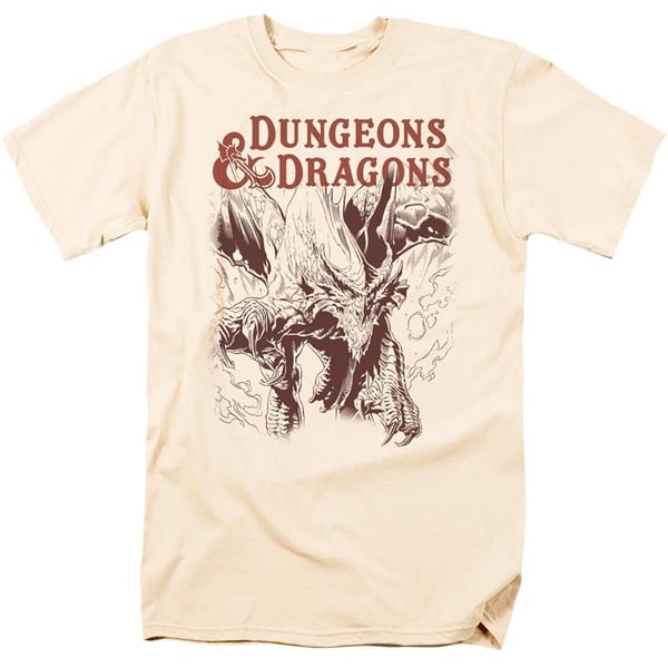 Dungeons & Dragons Mens Striking Dragon T-Shirt