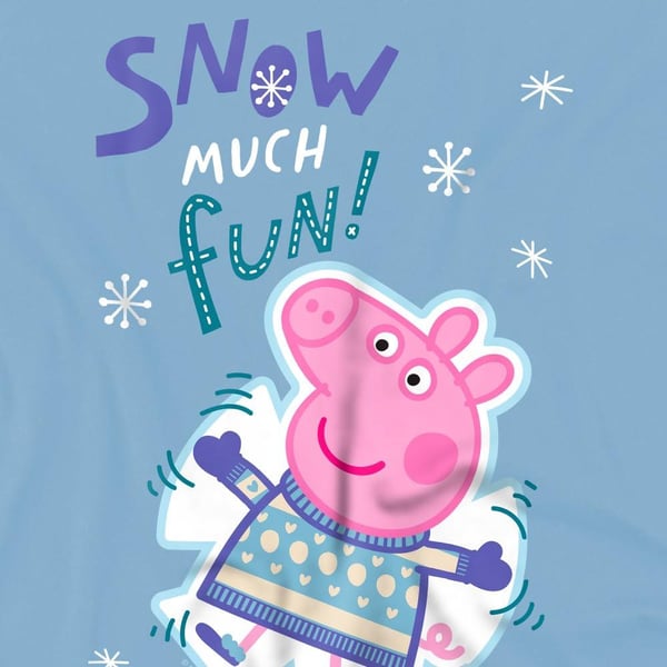 Peppa Pig Childrens/Kids Snow Much Fun T-Shirt