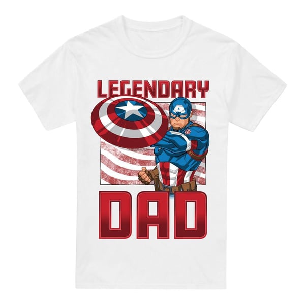 Kapteeni Amerikka Miesten Legendaarinen Isä T-paita