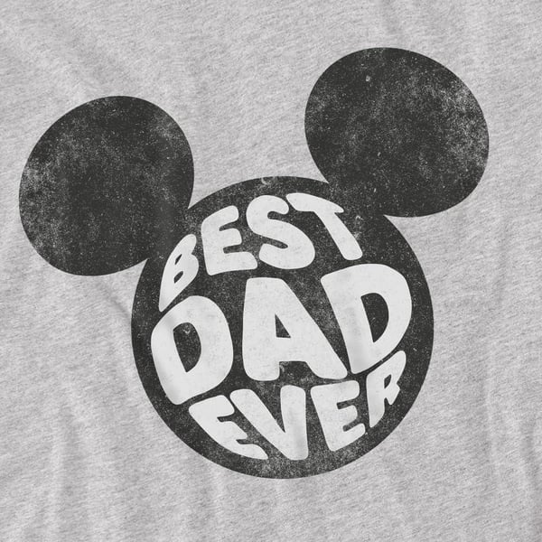 Disney Herr Bästa Pappa Någonsin Musse Pigg T-Shirt